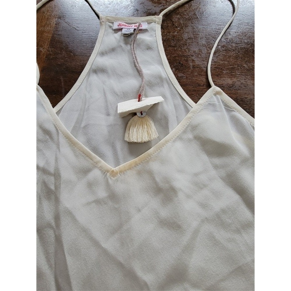 NWPTD Johnny Was xs Scoop Neck Tunic Tank White 121390 - Picture 4 of 6